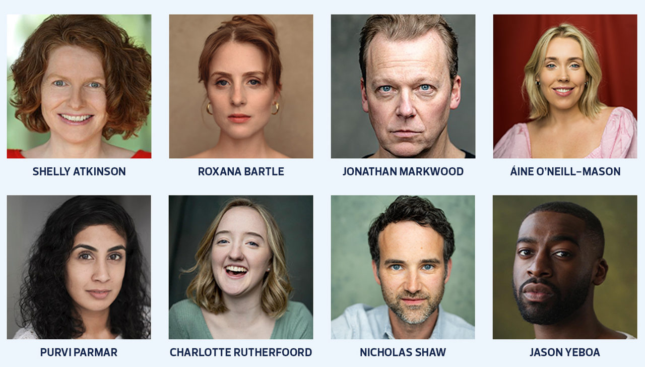 A lock-up of headshot for the cast of Cinderella.